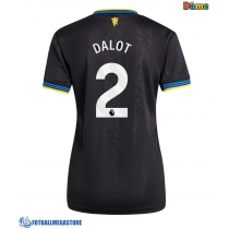 Fotballdrakt Dame Manchester United Diogo Dalot #2 Tredjedrakt 2025-26 Kortermet